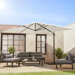 Vervangend parasoldoek zweefparasol 3x4m