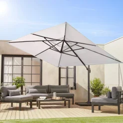 Vervangend parasoldoek zweefparasol 3x4m