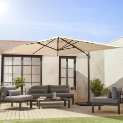 Vervangend parasoldoek zweefparasol 3x4m