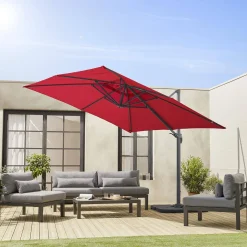 Vervangend parasoldoek zweefparasol 3x3m