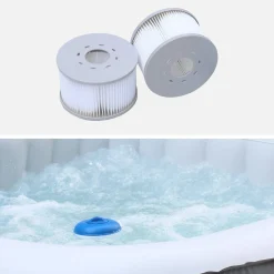 Vierkante 6-persoons opblaasbare spa MSPA LITE