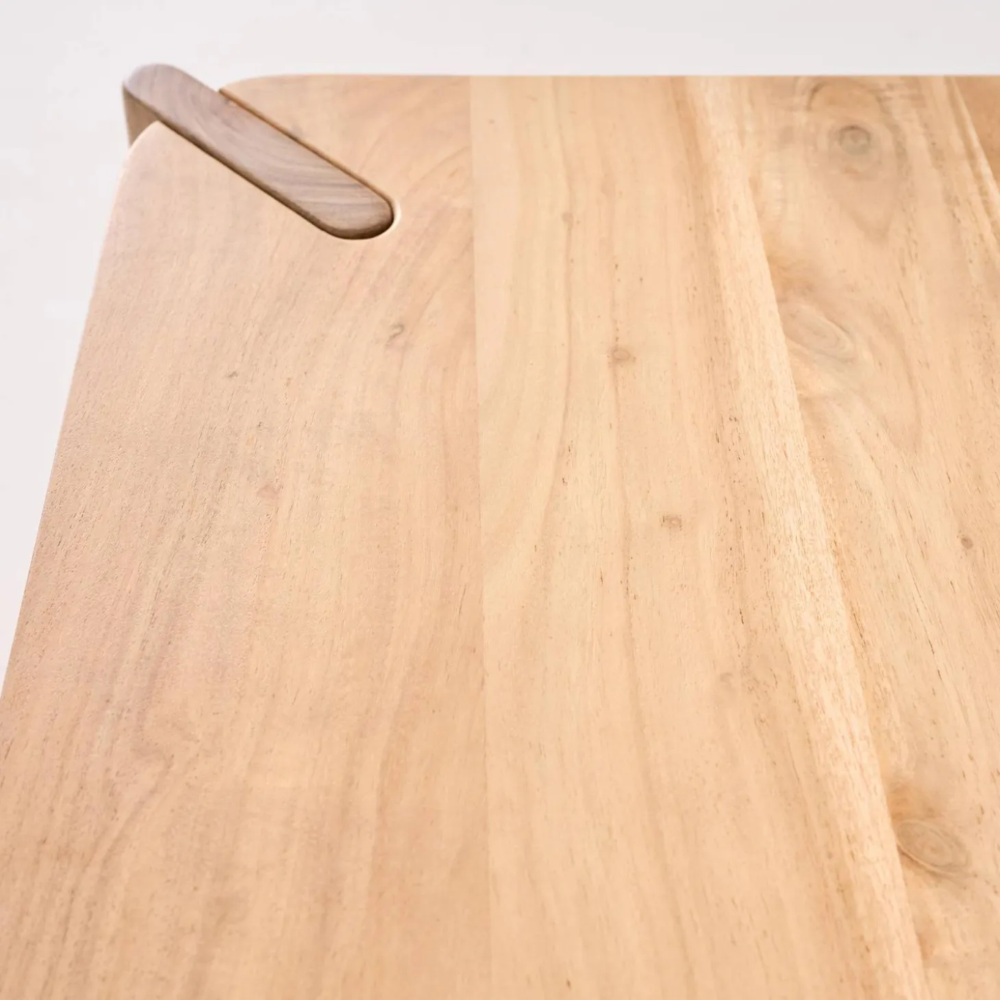 Vierkante salontafel in massief hout 80cm
