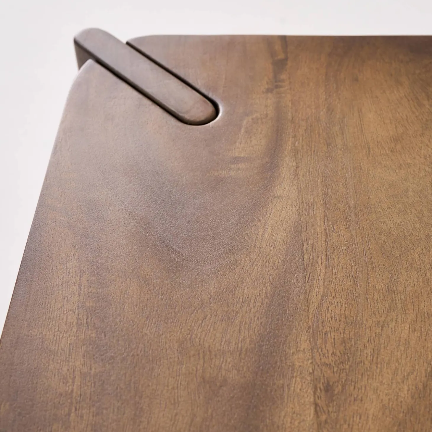 Vierkante salontafel in massief hout 80cm