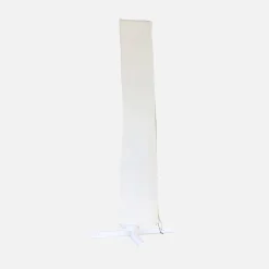 Vierkante zweefparasol 3x3m + set van 4 verzwaarde tegels 50x50cm