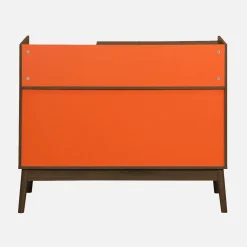 Vintage platenspeler kastje tweekleurig 100cm