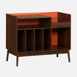 Vintage platenspeler kastje tweekleurig 100cm