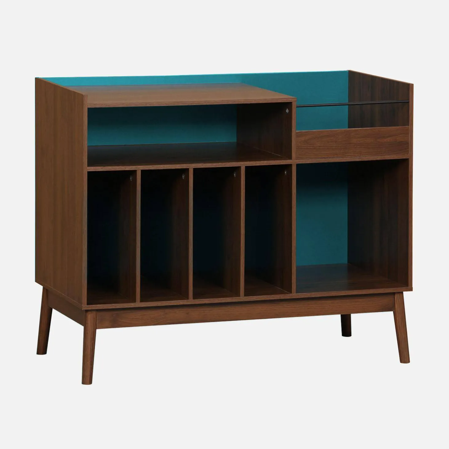 Vintage platenspeler kastje tweekleurig 100cm