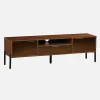 Vintage walnoot TV-meubel met houteffect 151,5 cm
