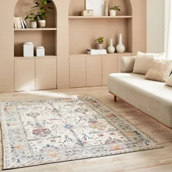 Vloerkleed met Oosters/Perzisch meerkleurig motief