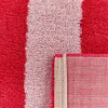 Vloerkleed rood-roze gestreept voor binnen