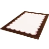 Vloerkleed voor binnen roze en bruin