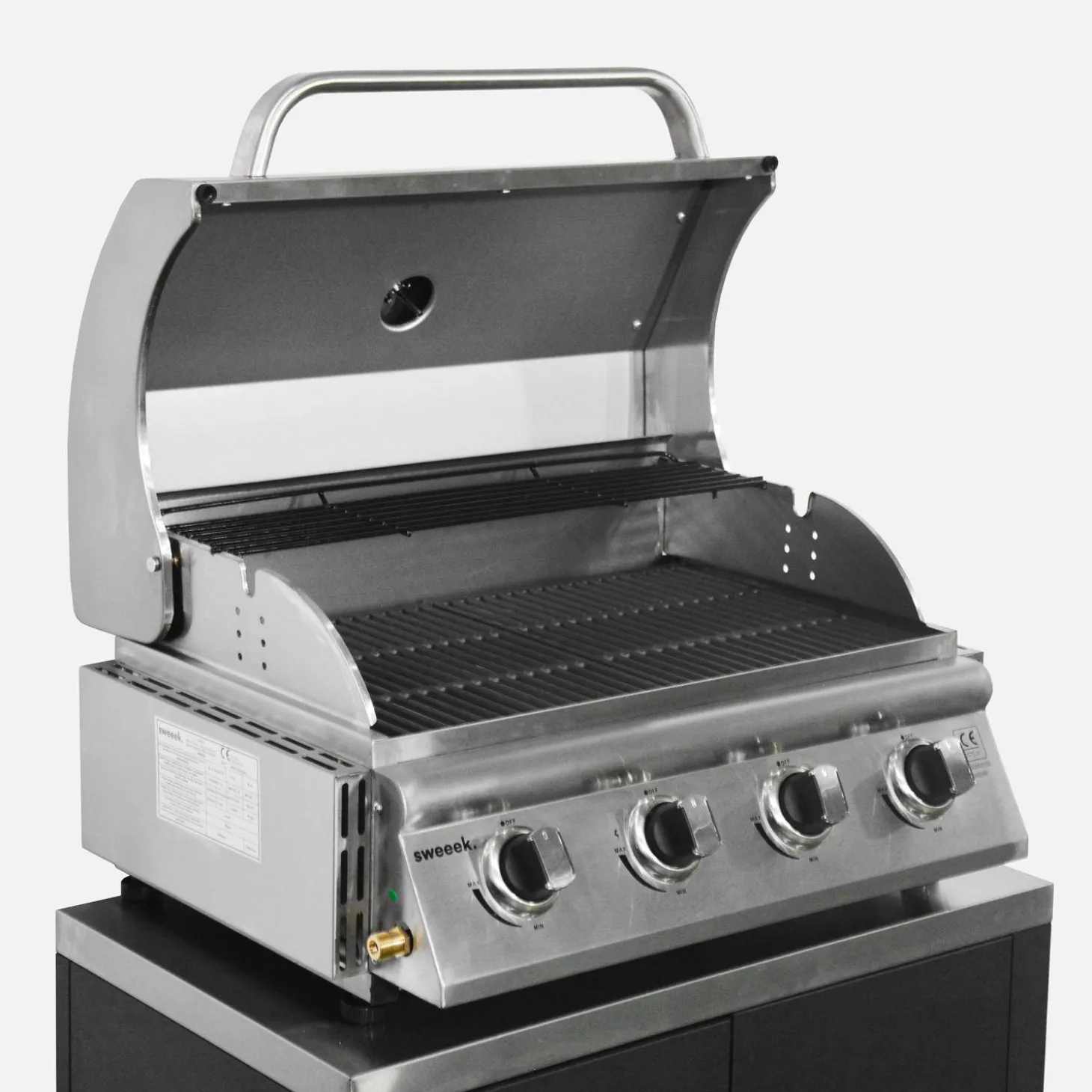 Vrijstaande 4-pits gasbarbecue