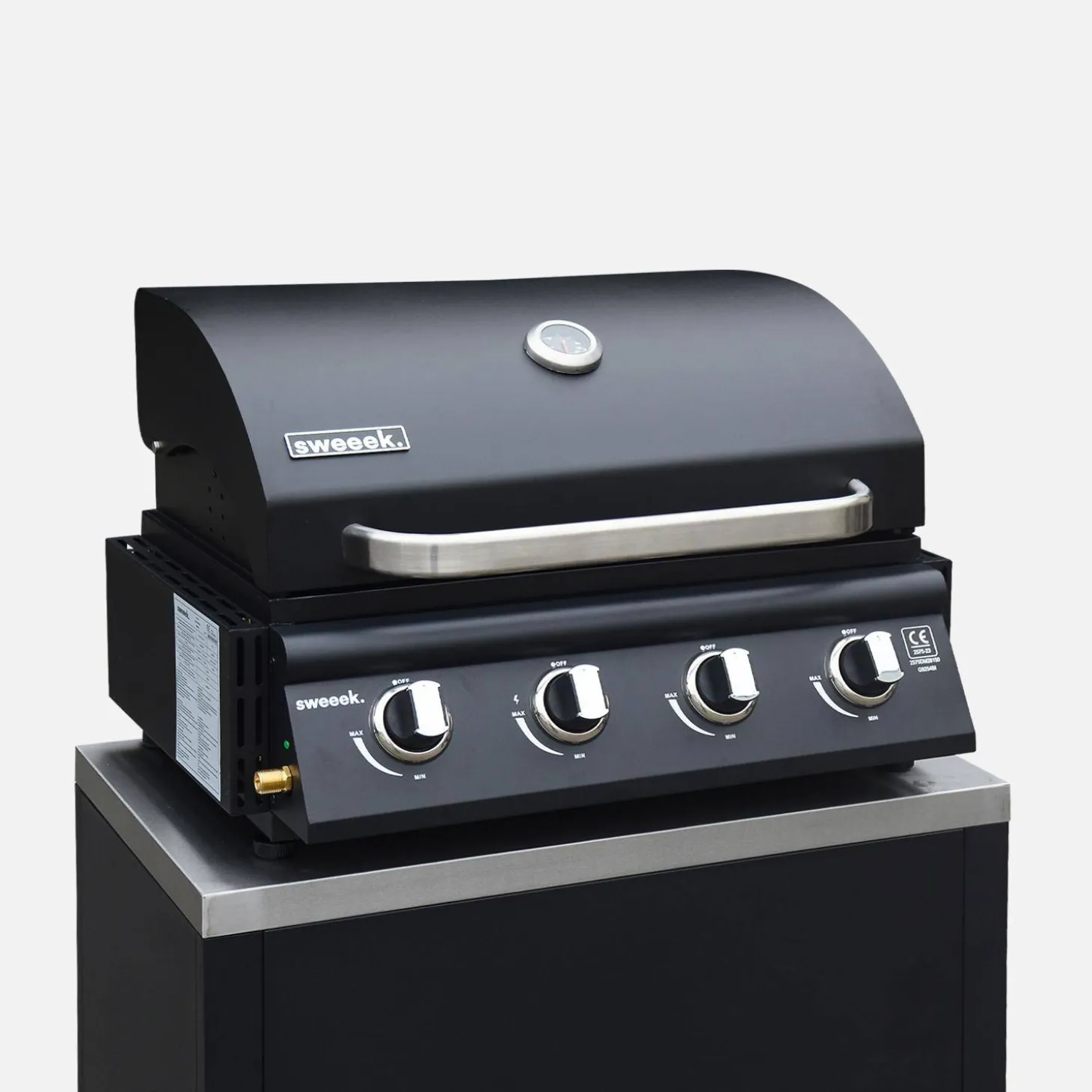 Vrijstaande 4-pits gasbarbecue