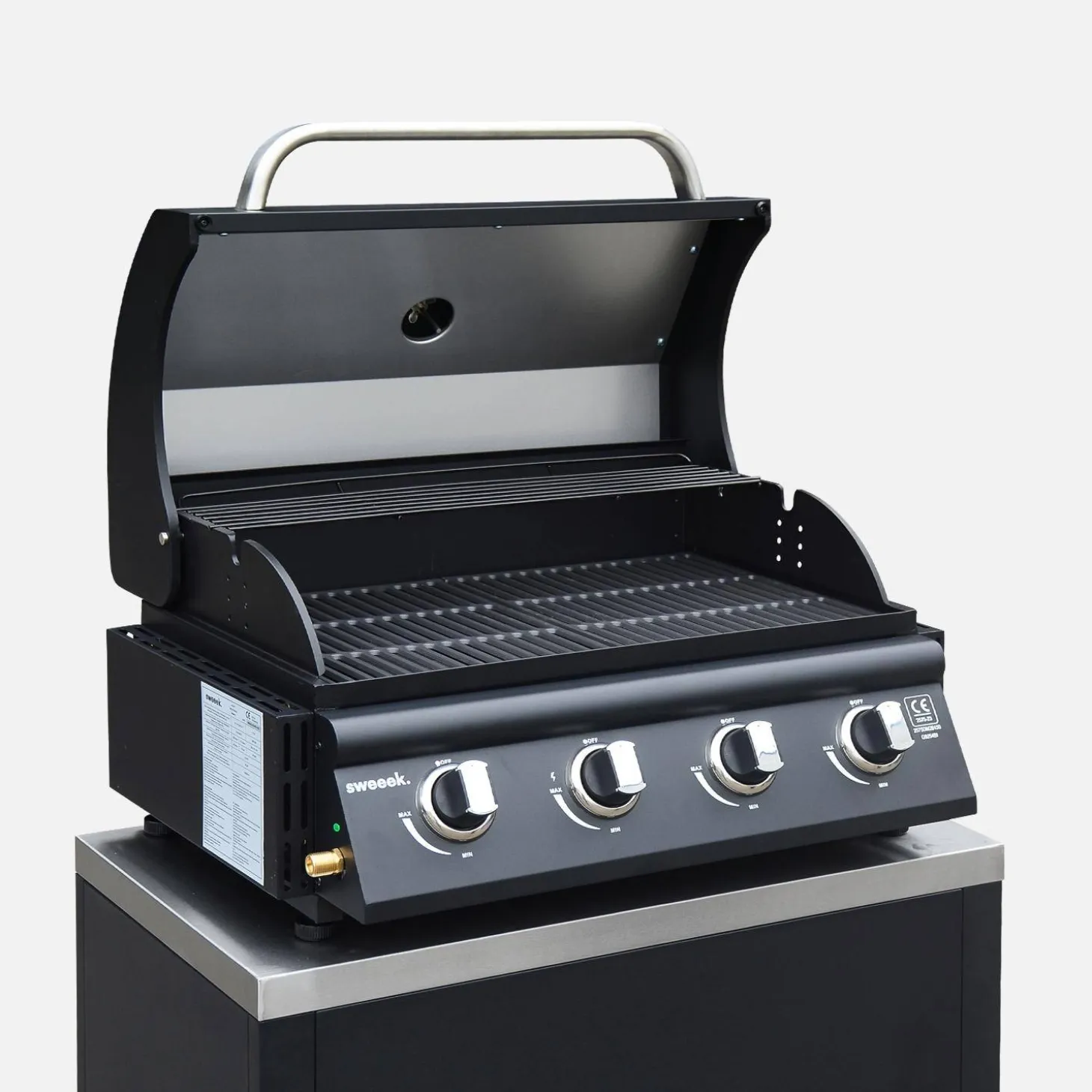 Vrijstaande 4-pits gasbarbecue