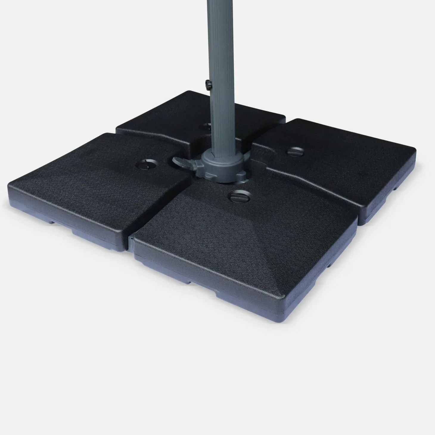 Vulbare tegels parasolvoet 51,5x51,5cm