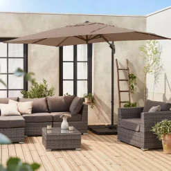 Vulbare tegels voor parasol 50x50cm (set van 4)