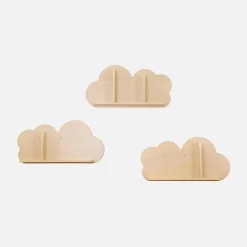Wandplanken Cloud voor kinderkamer (set van 3)