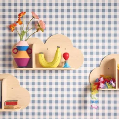 Wandplanken Cloud voor kinderkamer (set van 3)
