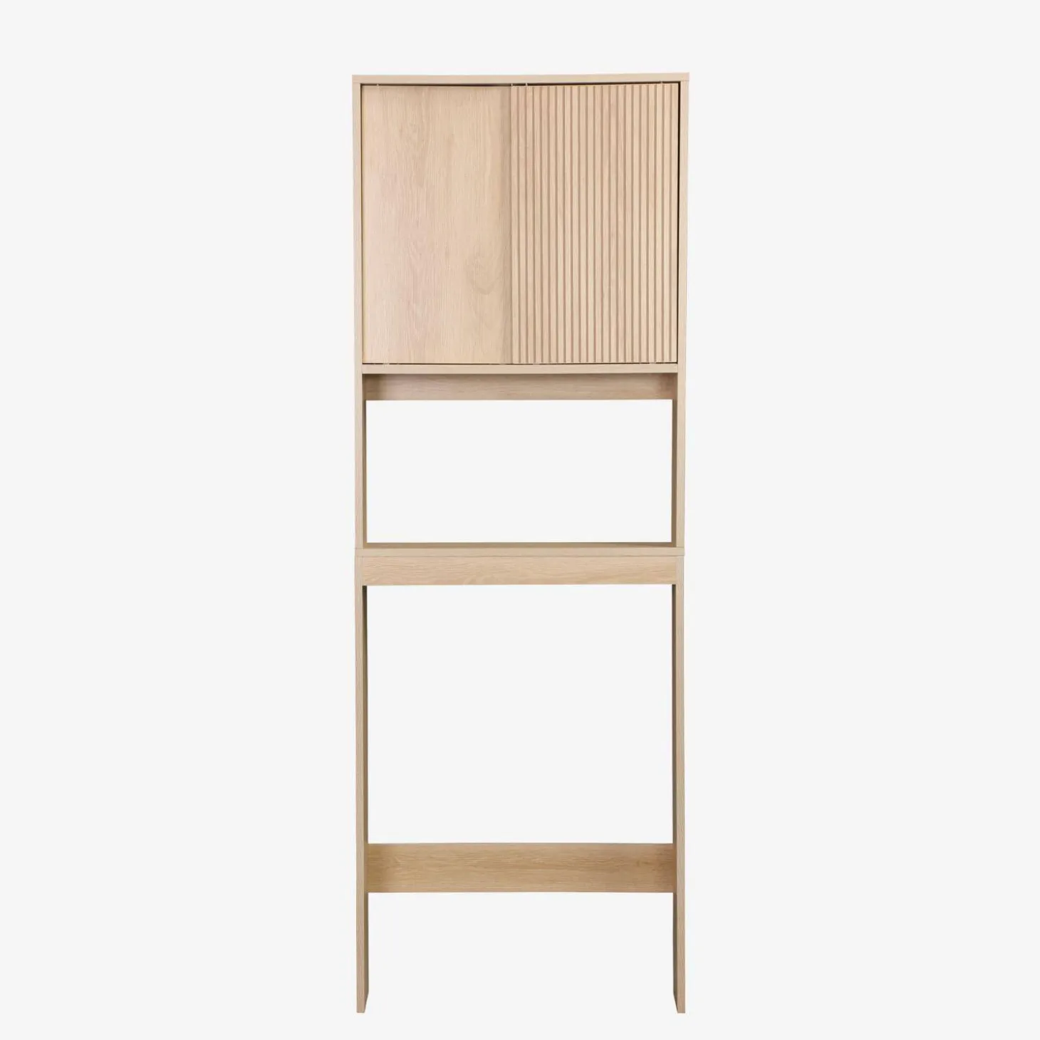 WC-meubel met schuifdeuren houtdecor