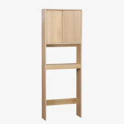 WC-meubel met schuifdeuren houtdecor