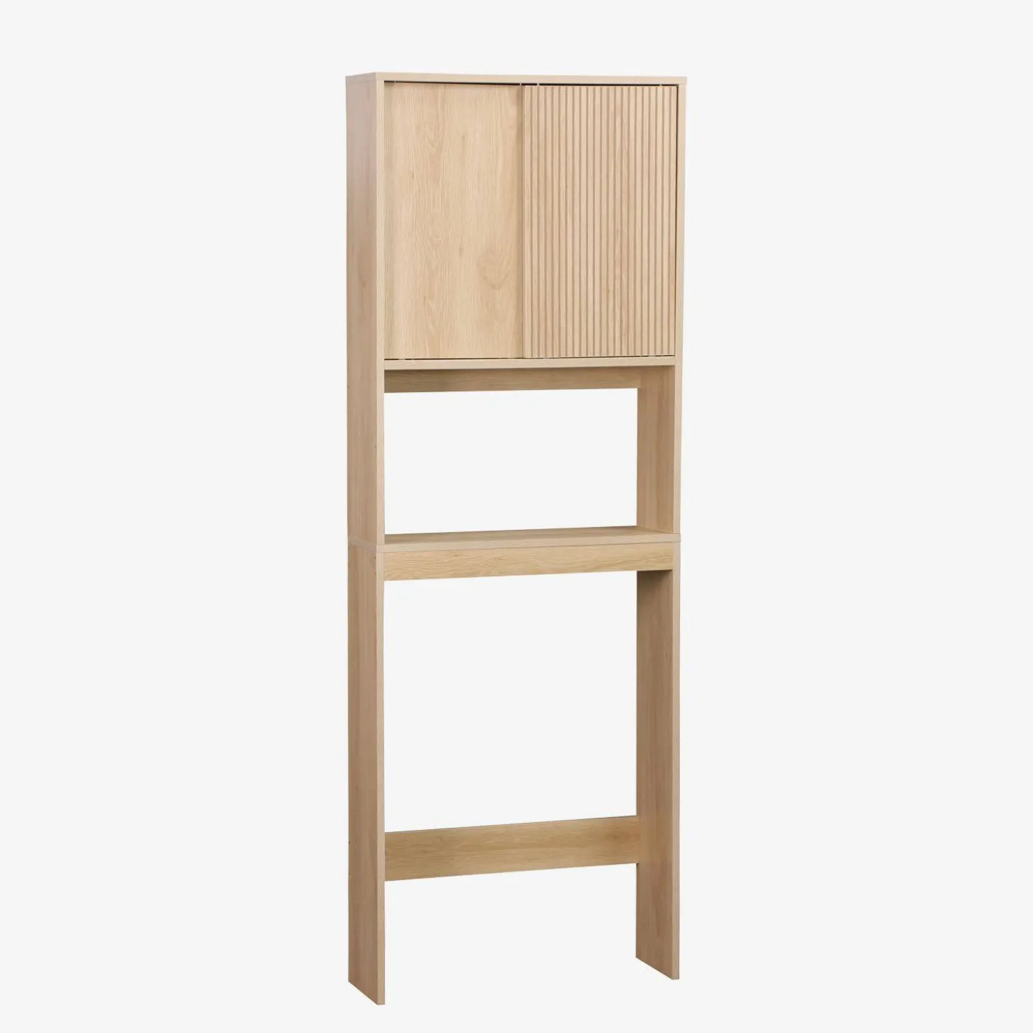 WC-meubel met schuifdeuren houtdecor