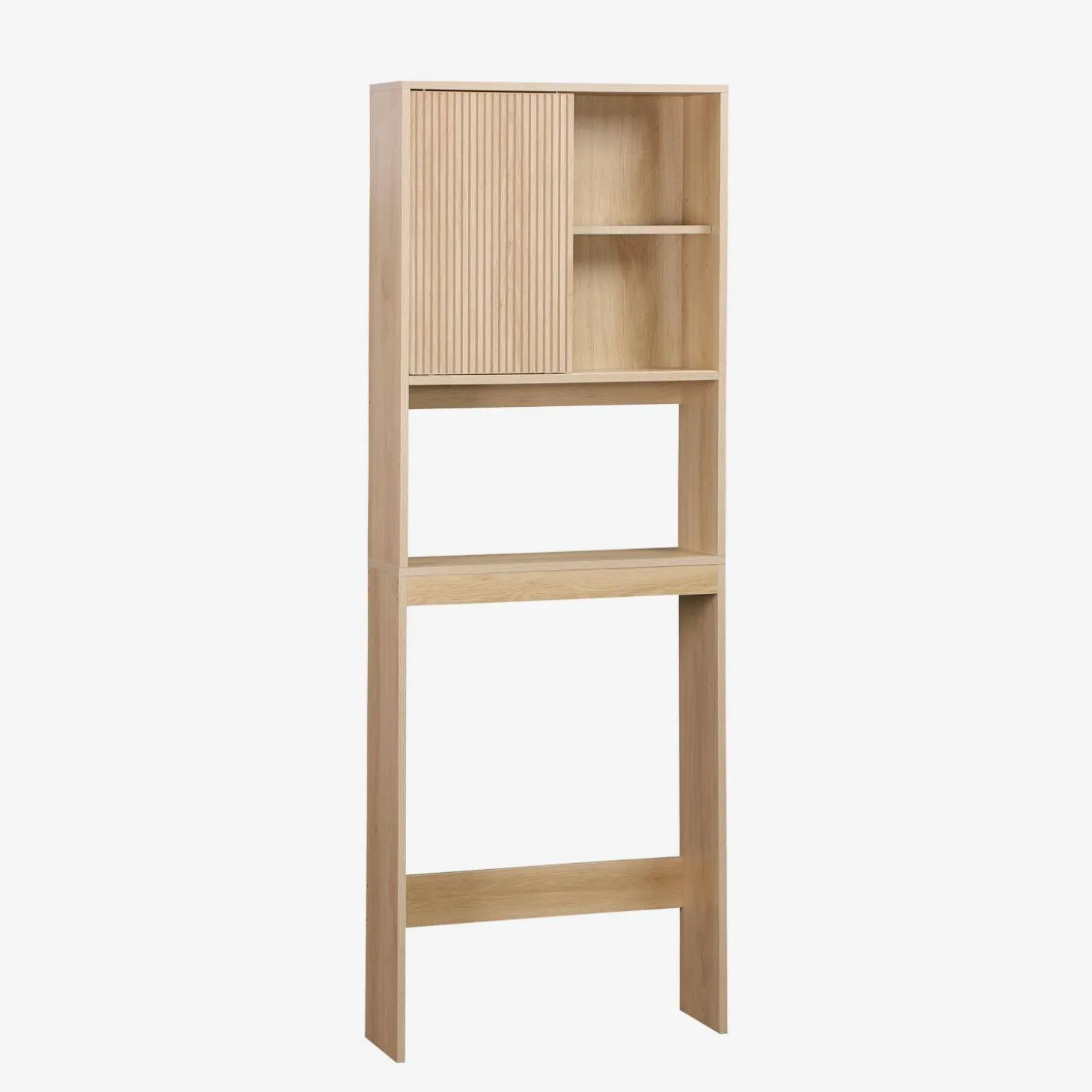 WC-meubel met schuifdeuren houtdecor