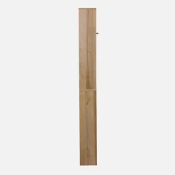 Wc meubelrek met houten en rotan decoratie