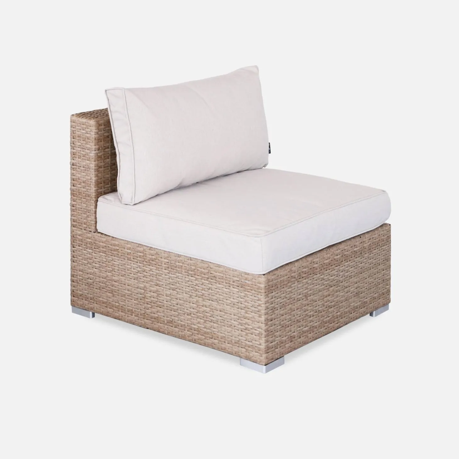 Wicker hoek loungeset 5 plaatsen