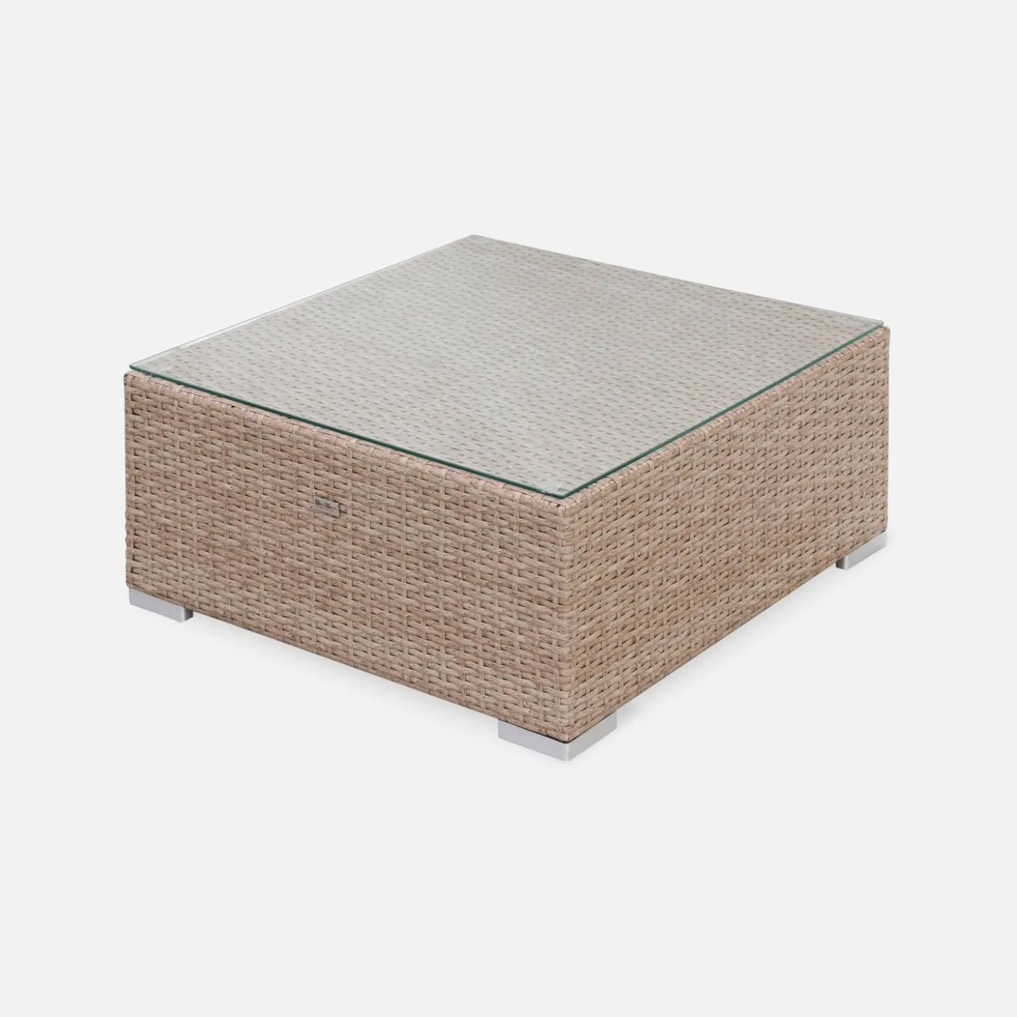 Wicker hoek loungeset 5 plaatsen