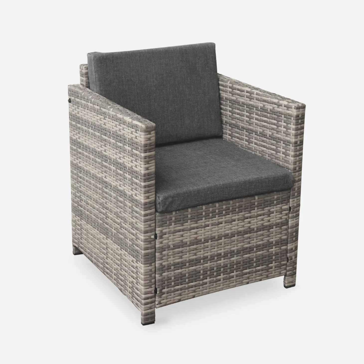 Wicker loungeset 4 plaatsen