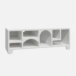 Wit hout effect organisch tv-meubel, 160cm