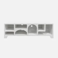 Wit hout effect organisch tv-meubel, 160cm