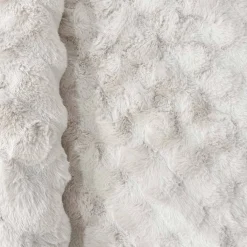 Wit vloerkleed voor binnen met reliëf