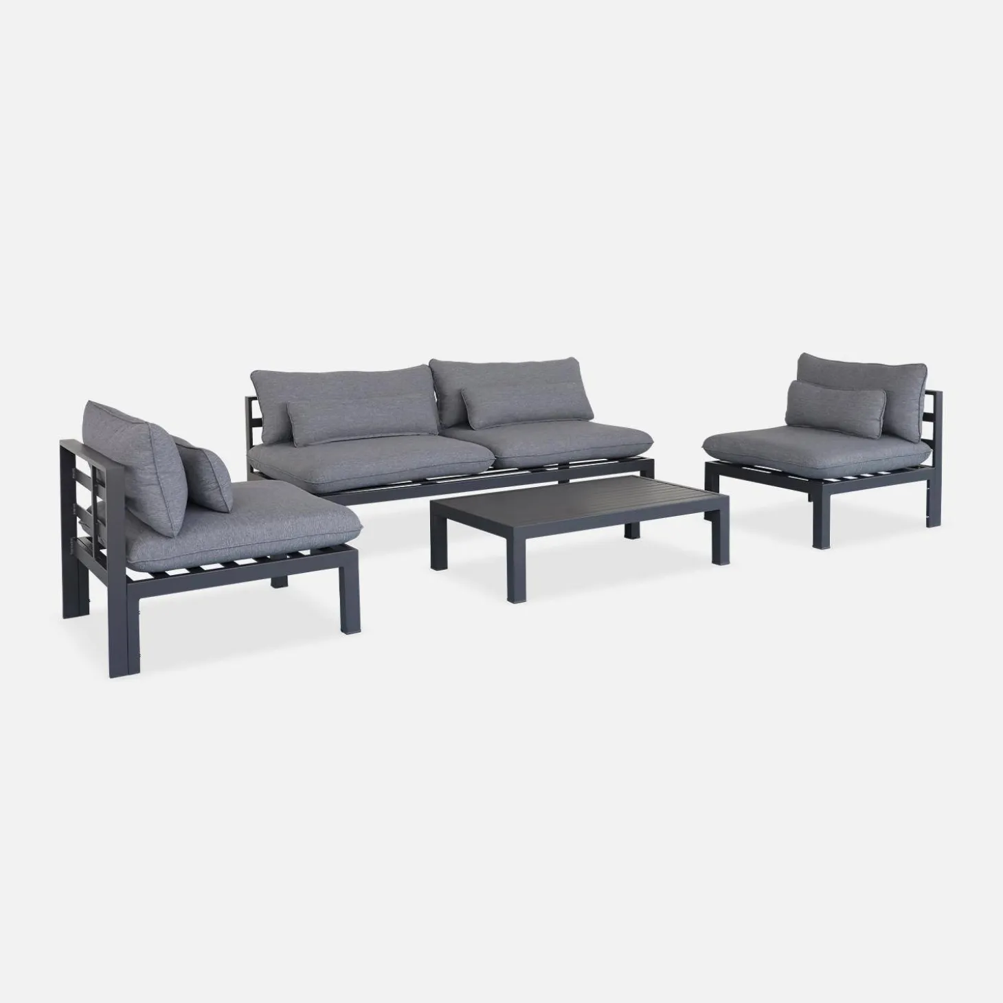 XXL tuinset aluminium 5-persoons