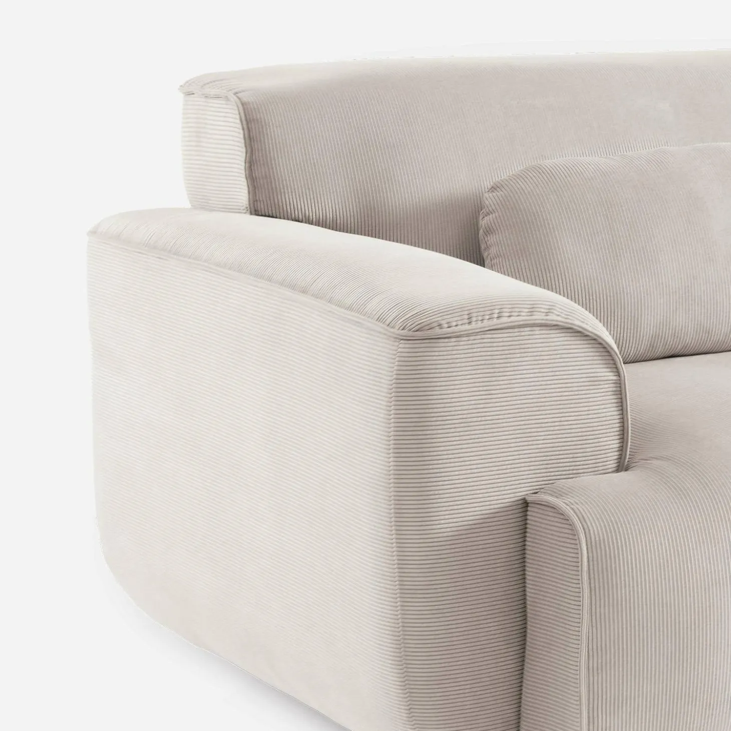 3-zitsbank met corduroy bekleding