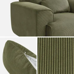 1-zits corduroy fauteuil