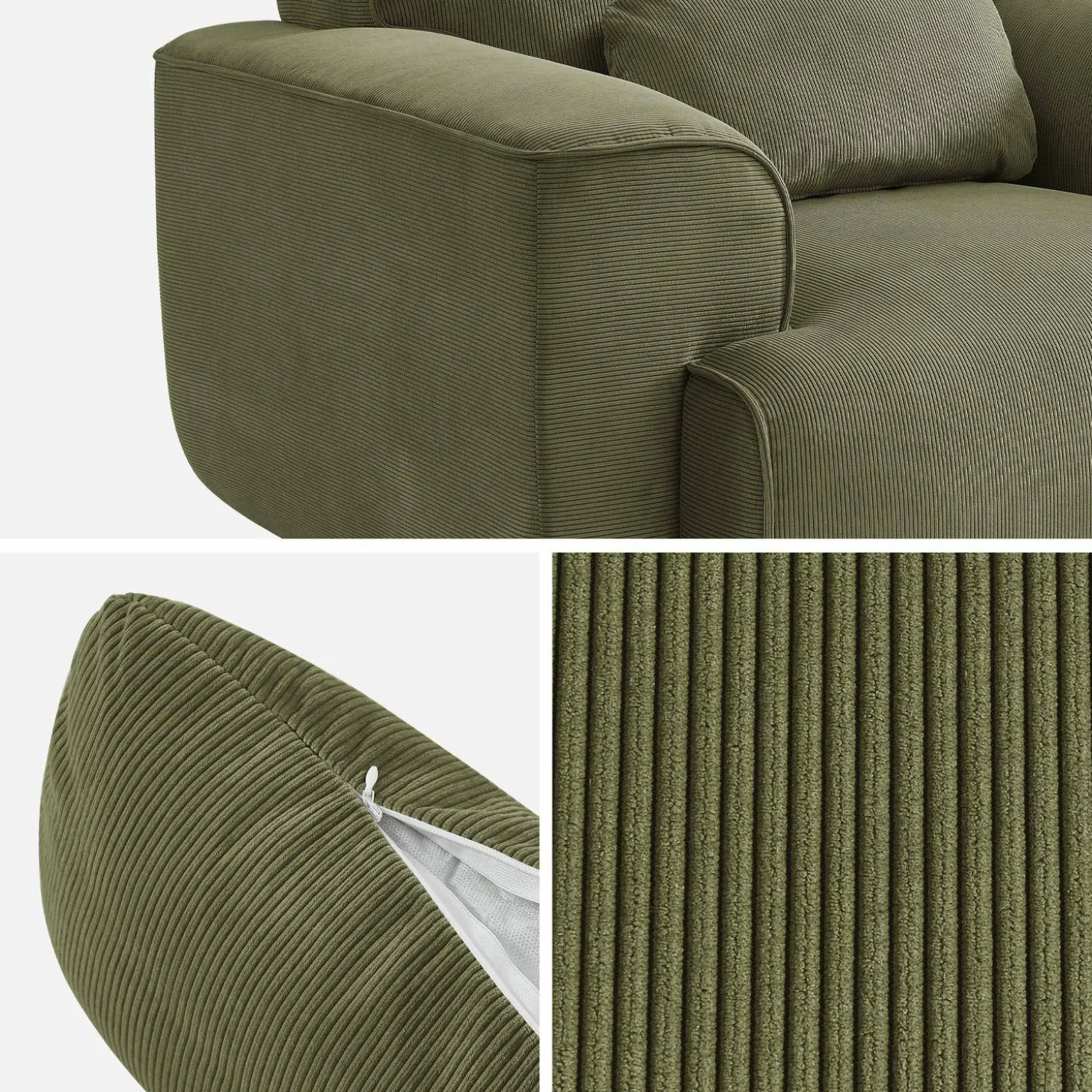 1-zits corduroy fauteuil