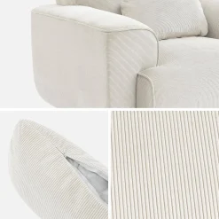 1-zits corduroy fauteuil