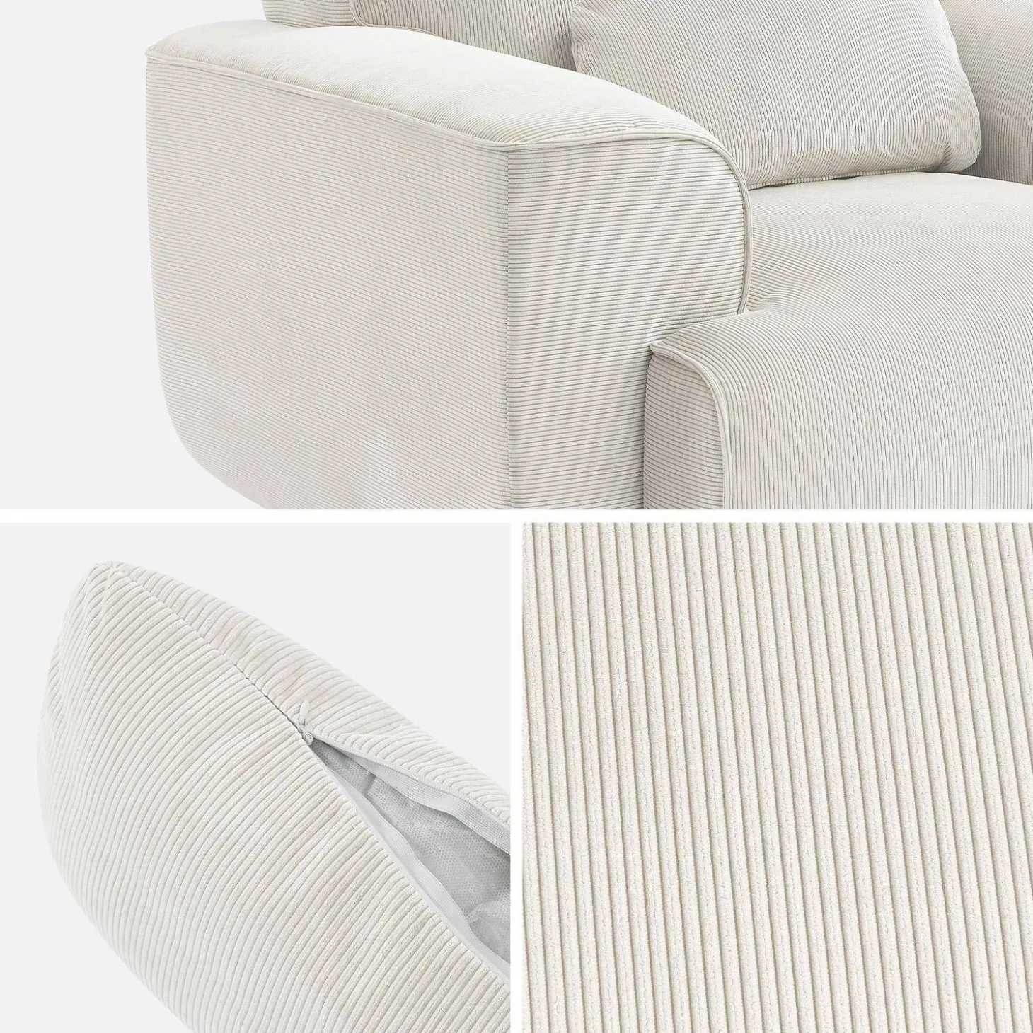 1-zits corduroy fauteuil