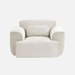 1-zits corduroy fauteuil