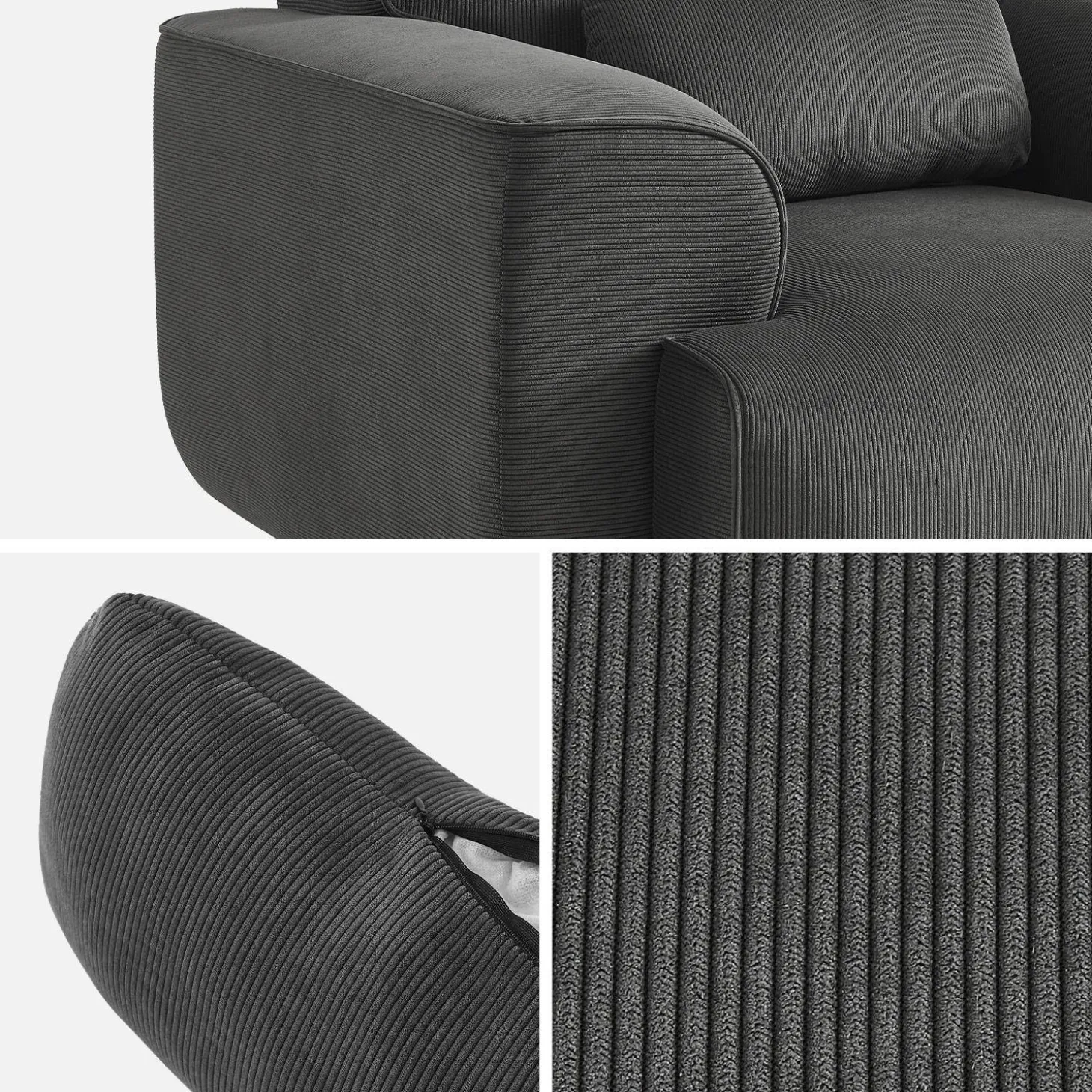 1-zits corduroy fauteuil