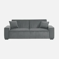 3-zits corduroy slaapbank