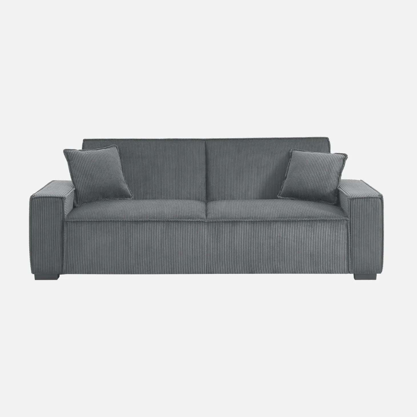 3-zits corduroy slaapbank