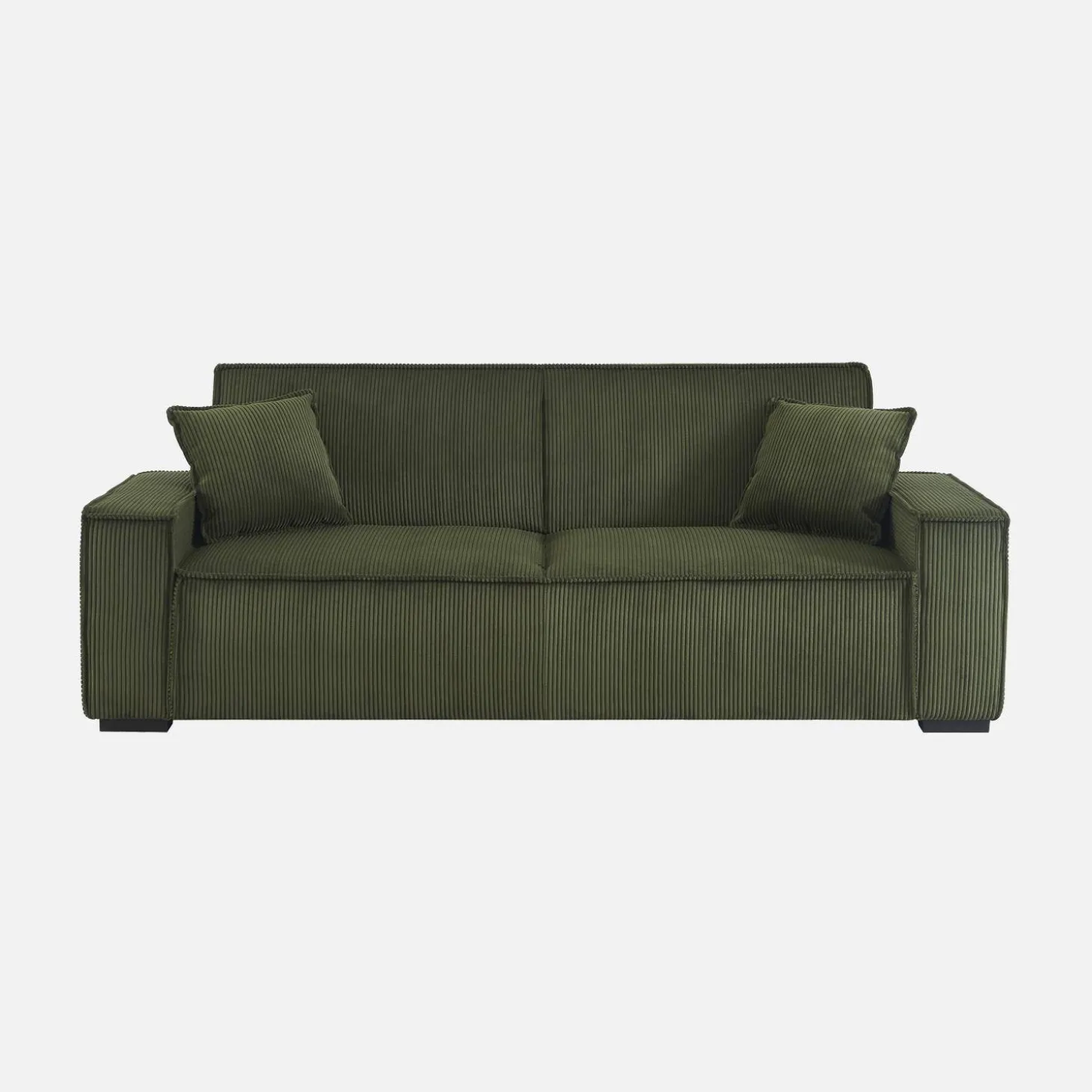 3-zits corduroy slaapbank
