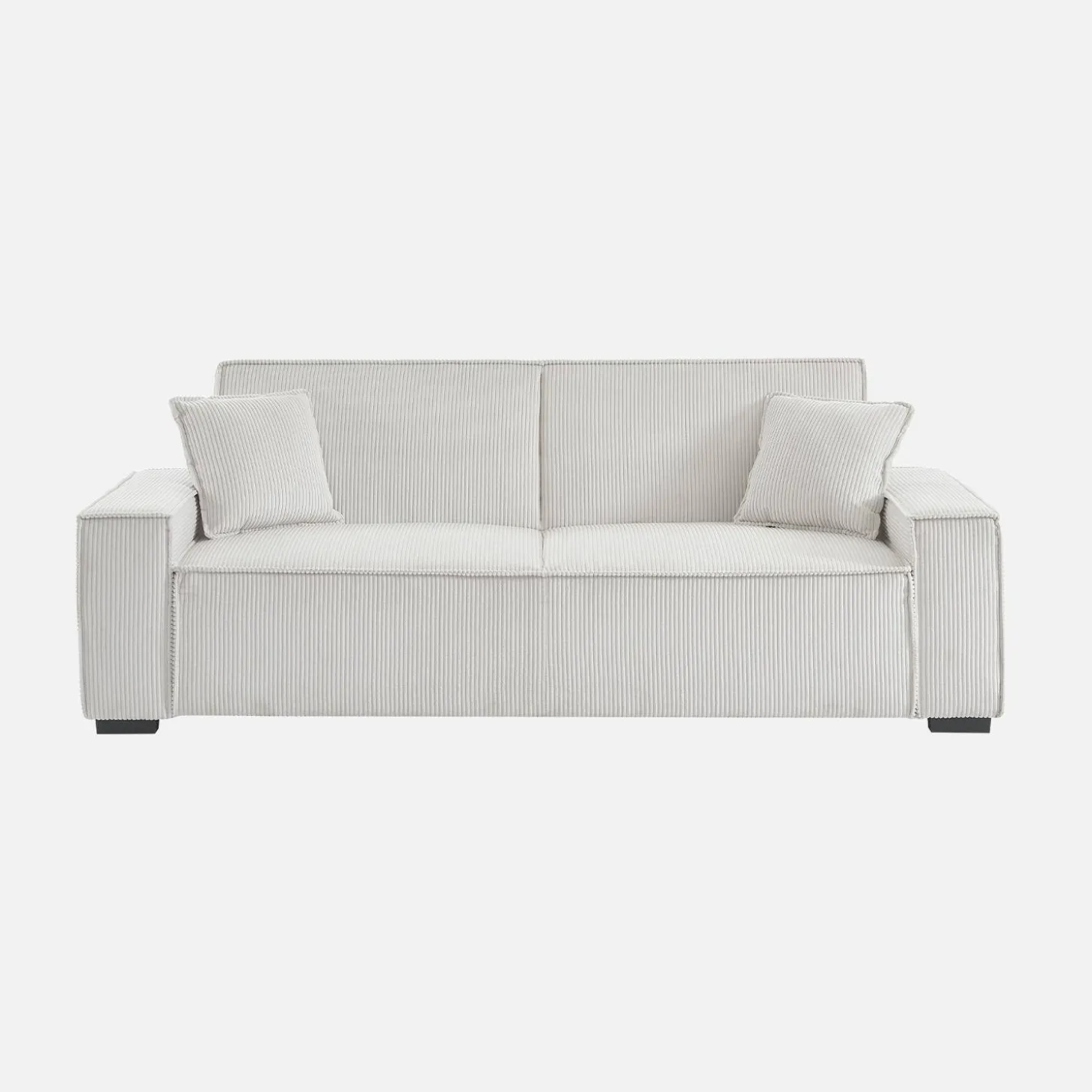 3-zits corduroy slaapbank