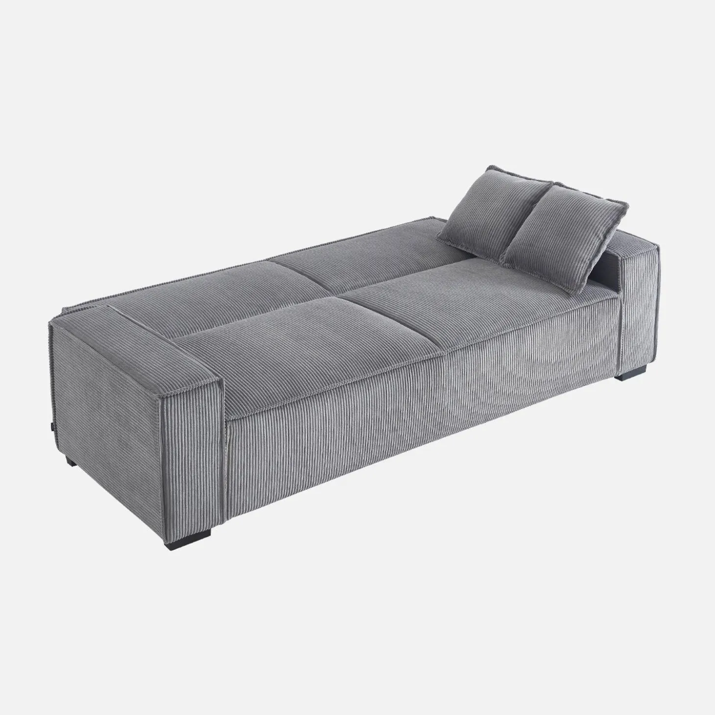 3-zits corduroy slaapbank