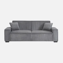 3-zits corduroy slaapbank
