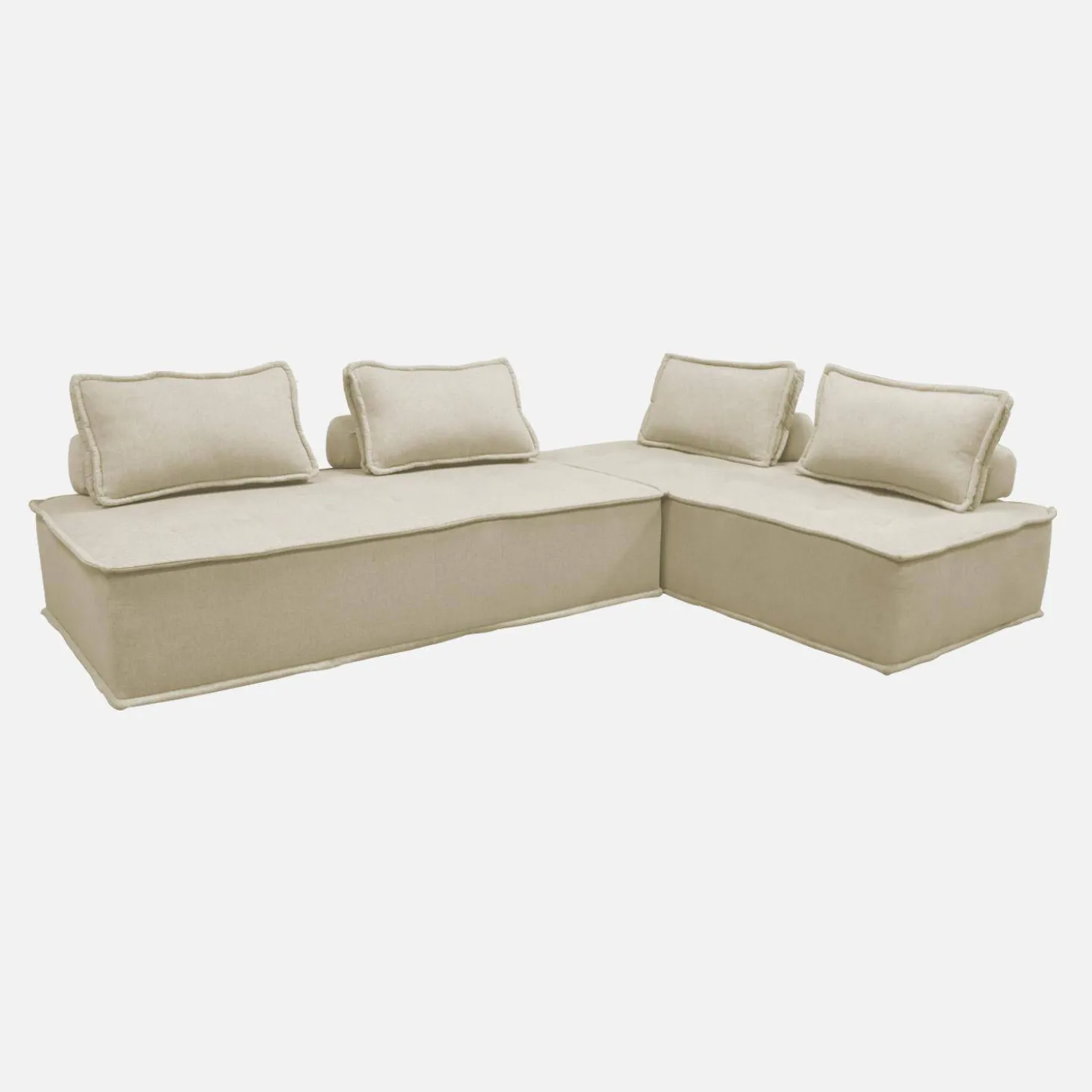 2-zits fauteuils voor gestoffeerde modulair bank (Set van 2)