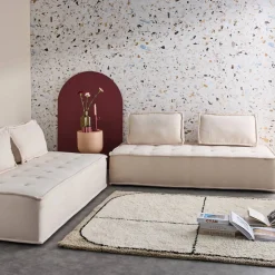 2-zits fauteuils voor gestoffeerde modulair bank (Set van 2)