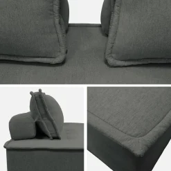 2-zits fauteuils voor gestoffeerde modulair bank (Set van 2)